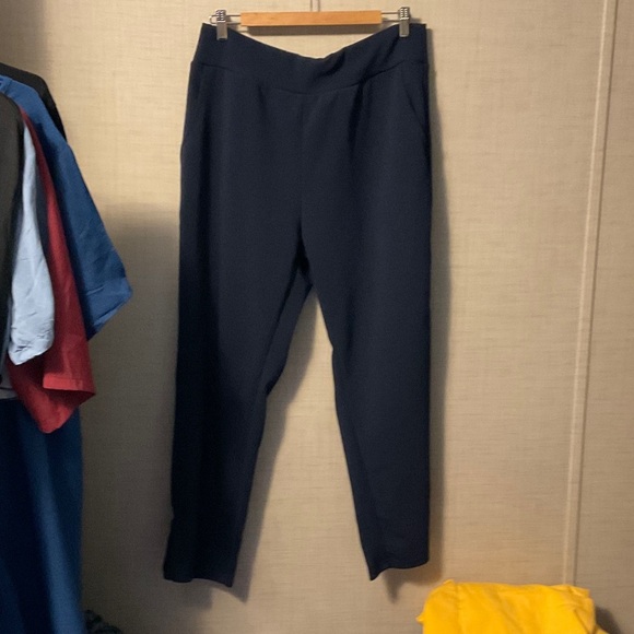 SHEIN Women's Navy Straight Leg Pants - Picture 1 of 5